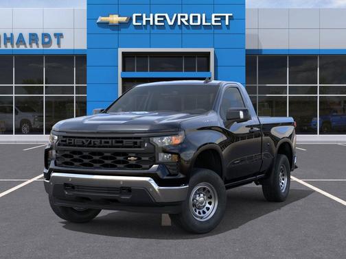 Black 2026 Chevrolet Silverado 1500 WT