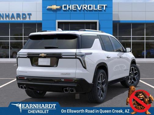 Polar White Tricoat 2026 Chevrolet Traverse High Country