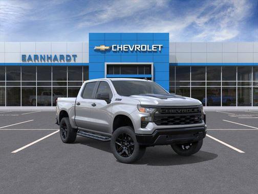 Sterling Gray Metallic 2026 Chevrolet Silverado 1500 Custom Trail Boss