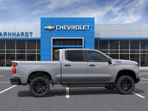 Sterling Gray Metallic 2026 Chevrolet Silverado 1500 Custom Trail Boss