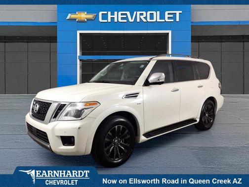 Pearl White Tricoat 2020 Nissan Armada Platinum 2WD