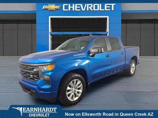 Glacier Blue Metallic 2022 Chevrolet Silverado 1500 Custom