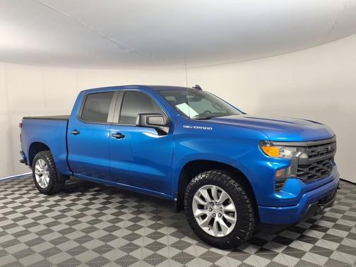 Glacier Blue Metallic 2022 Chevrolet Silverado 1500 Custom