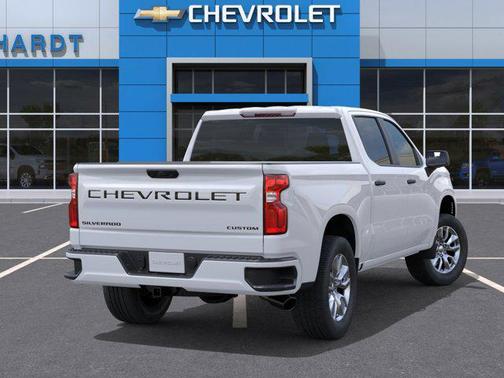 Summit White 2026 Chevrolet Silverado 1500 Custom