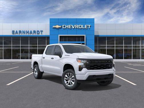Summit White 2026 Chevrolet Silverado 1500 Custom