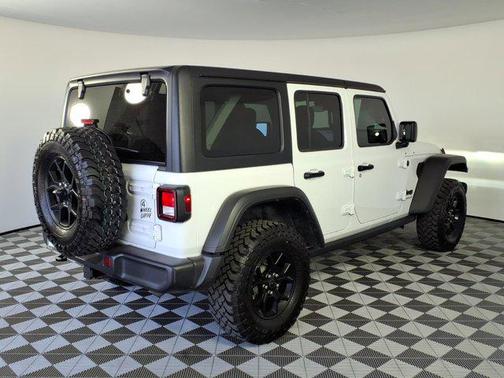 Bright White Clearcoat 2025 Jeep Wrangler Willys