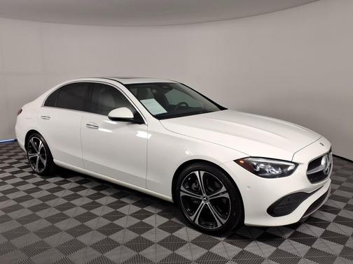 White 2024 Mercedes-Benz C-Class C 300