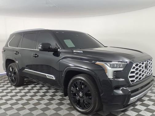 Midnight Black Metallic 2026 Toyota Sequoia Capstone