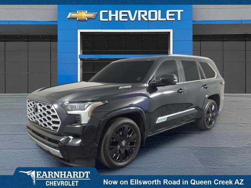 Midnight Black Metallic 2026 Toyota Sequoia Capstone
