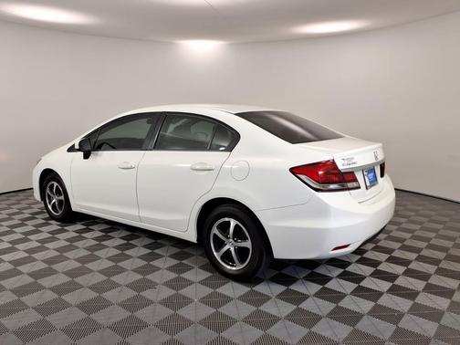 Alabaster Silver Metallic 2015 Honda Civic SE