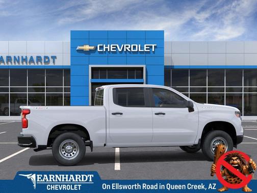 Summit White 2026 Chevrolet Silverado 1500 WT