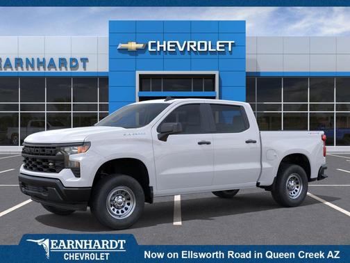 Summit White 2026 Chevrolet Silverado 1500 WT