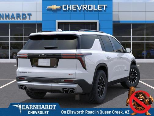 Polar White Tricoat 2026 Chevrolet Traverse AWD Z71