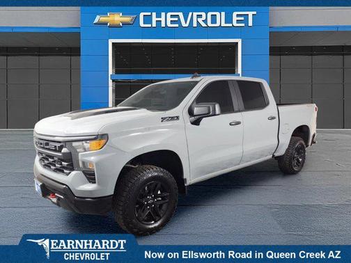 Slate Gray Metallic 2025 Chevrolet Silverado 1500 Custom Trail Boss