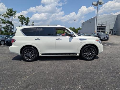 White 2020 Nissan Armada Platinum