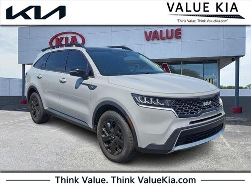 Gray 2022 Kia Sorento S Panoramic Sunroof Package