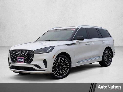 PRISTINE WHITE MET 3C 2025 Lincoln Aviator Black Label AWD