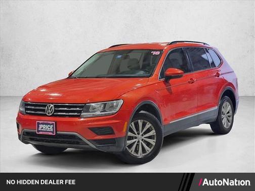 Habanero Orange Metallic 2018 Volkswagen Tiguan 2.0T SE