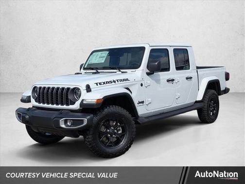 Bright White Clearcoat 2026 Jeep Gladiator Texas Trail 4x4