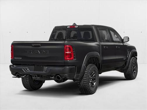 Diamond Black Crystal Pearl-Coat Exterior Paint 2026 RAM 1500 RHO Crew Cab 4x4 5'7' Box