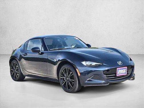Deep Crystal Blue Mica 2025 Mazda MX-5 Miata RF Grand Touring