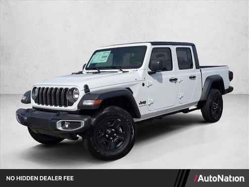 Bright White Clear-Coat Exterior Paint 2026 Jeep Gladiator Sport