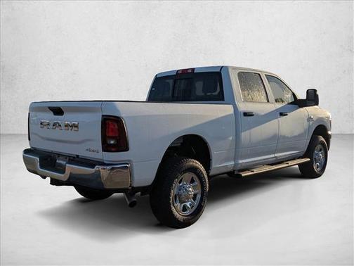 Bright White Clear-Coat Exterior Paint 2026 RAM 2500 Tradesman Crew Cab 4x4 6'4' Box
