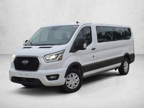 Oxford White 2023 Ford Transit-350 XLT