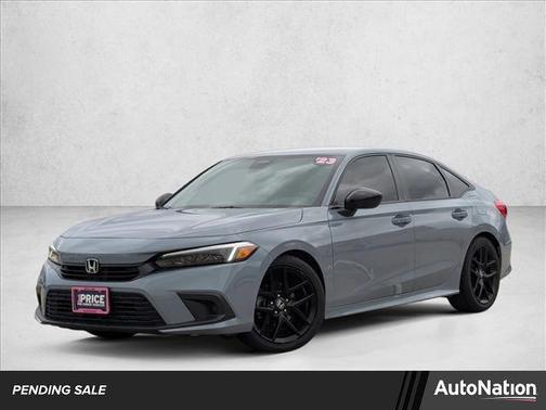 Meteorite Gray Metallic 2023 Honda Civic Sport