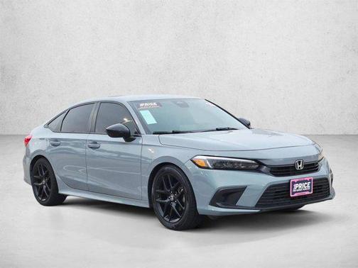 Meteorite Gray Metallic 2023 Honda Civic Sport