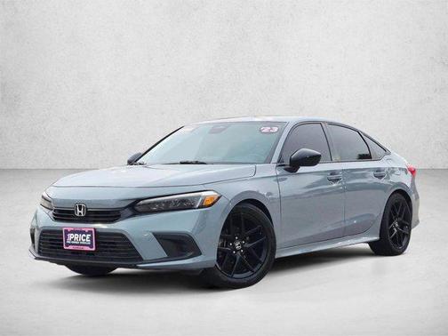 Meteorite Gray Metallic 2023 Honda Civic Sport