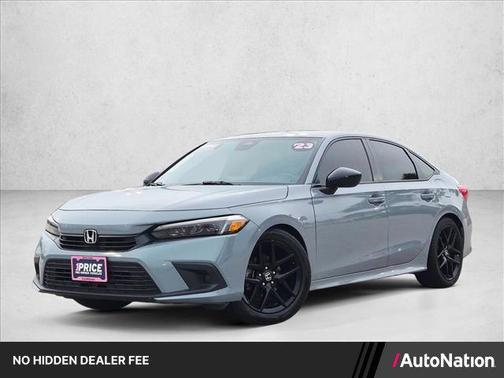 Meteorite Gray Metallic 2023 Honda Civic Sport