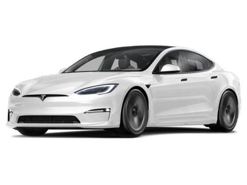 Pearl White Multi-Coat 2022 Tesla Model S Plaid