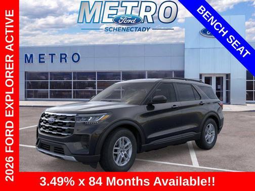 Black Metallic 2026 Ford Explorer Active