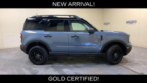 Azure Gray Metallic 2025 Ford Bronco Sport Badlands