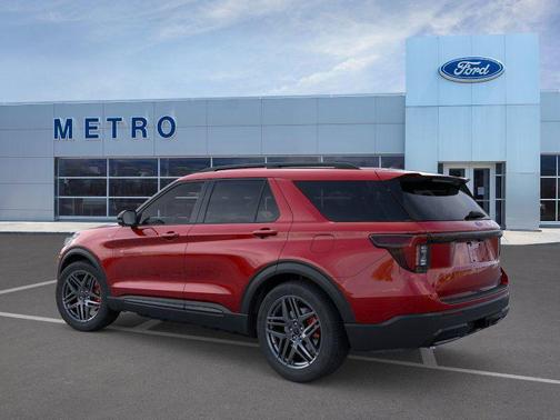 Rapid Red Metallic TC 2026 Ford Explorer ST-Line