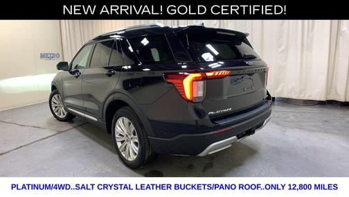 Black Metallic 2025 Ford Explorer Platinum