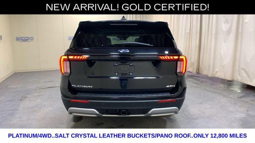 Black Metallic 2025 Ford Explorer Platinum