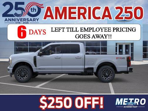 Glacier Gray Metallic Tri-Coat 2026 Ford F-250 Platinum
