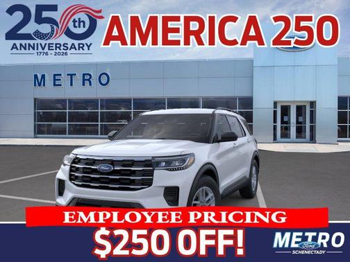 White 2026 Ford Explorer Active