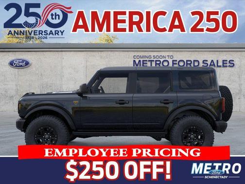 Shadow Black 2026 Ford Bronco Badlands