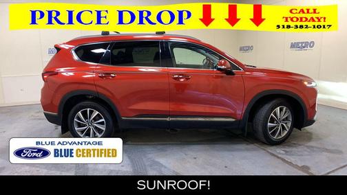 Lava Orange 2020 Hyundai SANTA FE Limited 2.4