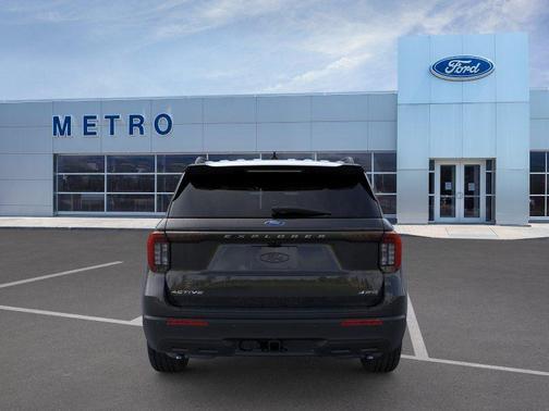 Agate Black Metallic 2026 Ford Explorer Active