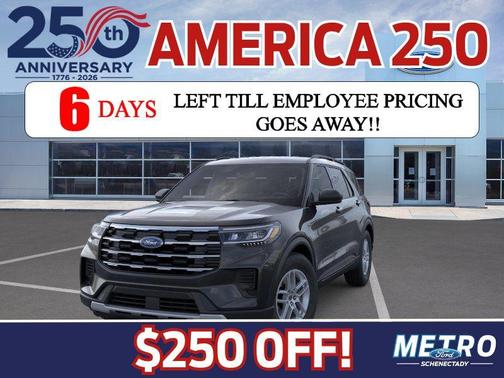 Agate Black Metallic 2026 Ford Explorer Active