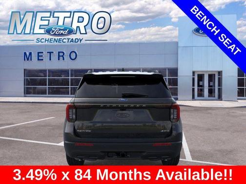 Agate Black Metallic 2026 Ford Explorer Active