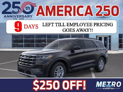 Agate Black Metallic 2026 Ford Explorer Active