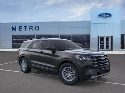 Agate Black Metallic 2026 Ford Explorer Active
