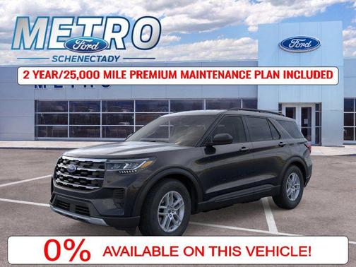Agate Black Metallic 2026 Ford Explorer Active