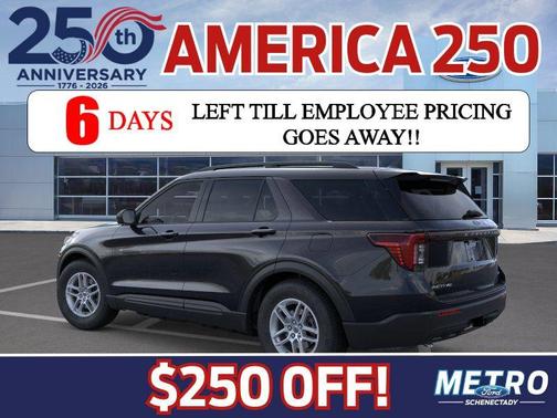 Agate Black Metallic 2026 Ford Explorer Active