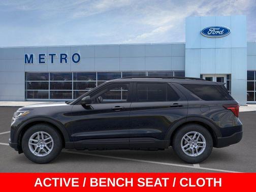 Agate Black Metallic 2026 Ford Explorer Active
